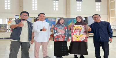 Karya Siswa MAN 2 Ciamis Dipamerkan dalam Pameran Seni Lukis Galuh “Saujana Kala”